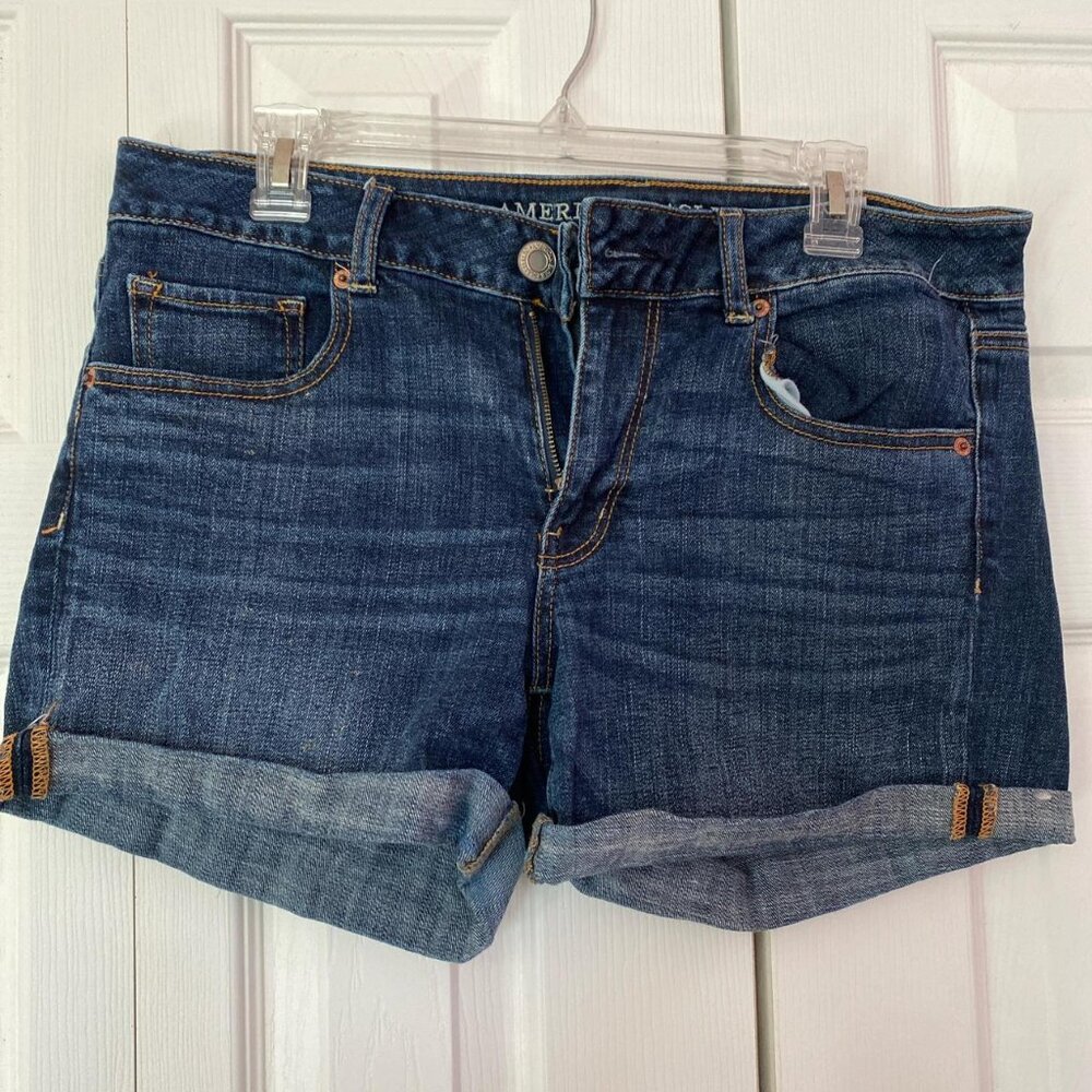 American Eagle Dark Denim Shorts